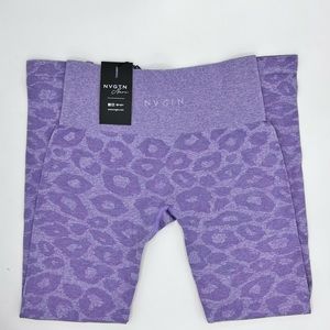 NVGTN Leggings High Waisted Lilac Cheetah